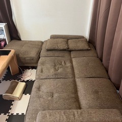ソファベッド　3人がけの画像