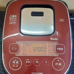 美品!!【5.5合 銘柄炊きIHジャー炊飯器 2018年製】アイリスオーヤマ KRC-IE50-B 極厚火釜 米屋の旨み IH炊飯器 IRIS OHYAMA 札幌 北20条店の画像