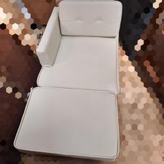 【福岡市近郊限定】コンパクトカウチソファー ベージュ 【配送料込み】の画像