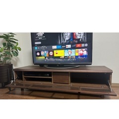 ニトリ　ブラウン　テレビボード　テレビ台の画像