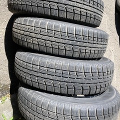 13インチアルミ　スタッドレス　155 70 13  　2017年の画像