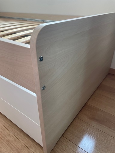 IKEA SLAKT スレクトシングルベッド2段ベッド収納付き
