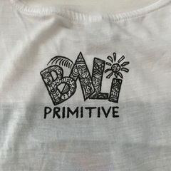 バリ島ダンサー 　Tシャツ　白　メンズ　Sの画像