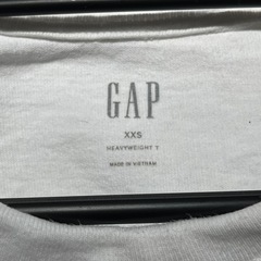 GAP ヘビーウェイト七部丈Tシャツ XXS ホワイトの画像