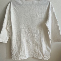 GAP ヘビーウェイト七部丈Tシャツ XXS ホワイトの画像
