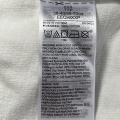 GAP ヘビーウェイト七部丈Tシャツ XXS ホワイトの画像