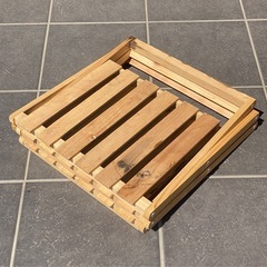 木製 ラック 3段 折りたたみ キャンプ アウトドアの画像