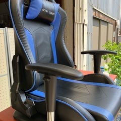 11160😺良品‼️　ゲーミングチェア　座椅子タイプ　リクライニング　GTRACINGの画像