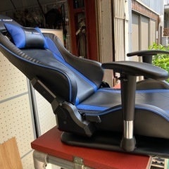 11160😺良品‼️　ゲーミングチェア　座椅子タイプ　リクライニング　GTRACINGの画像