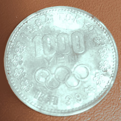 東京オリンピック 1000円/100円　鳳凰 100円　稲 100円銀貨　額面2,100円分の画像