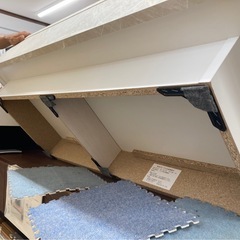 北九州、福岡市周辺配送可 センターテーブル ローテーブル 大理石風 💳自社配送時🌟代引き可💳※現金、クレジット、スマホ決済対応※   【配達は要決済前問い合わせ】の画像
