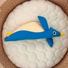 【美品】猫耳が可愛い猫ベッドと蹴りぐるみのセットの画像