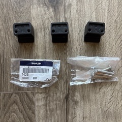 カワジュン　プルノブ　マットブラック　2.0cm × 1.8cm 3個の画像