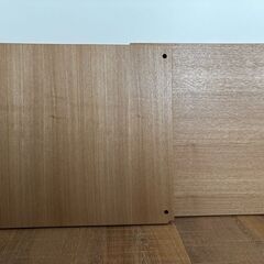 無印良品 | ステンレスユニットシェルフ・追加棚・オーク材（幅42cmタイプ用 / 奥行41cm） 4枚セット / MUJIの画像