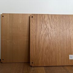 無印良品 | ステンレスユニットシェルフ・追加棚・オーク材（幅42cmタイプ用 / 奥行41cm） 4枚セット / MUJIの画像