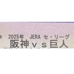 (譲渡者決定)8月30日(土)甲子園　阪神タイガースvs巨人　3塁アルプス2枚連番の画像
