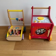 手押し車　カタカタ歩行器の画像