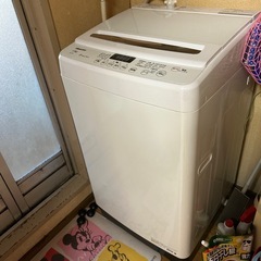 洗濯機　ハイセンス　7.5㎏の画像