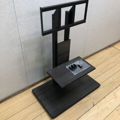  TIMEZ ハヤミ工産 TVスタンド KF-950 木目調 ダークブラウン 壁寄せスタンド テレビ台 32〜50V対応　【糸島市内 送料無料】250824-2の画像