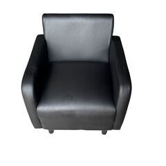 ○②4個セットアプティ1人掛け アームチェア シングルソファ 応接ソファ 型番　APT-1の画像