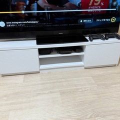 テレビ台　ホワイト　120Cmの画像