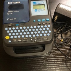 8月末まで❗️used♦️🉐👍TEPRA PRO SR220 テープ付きの画像