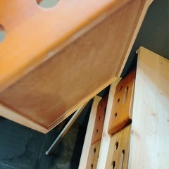 木の引き出し6個オーダー引き出し注文してます。の画像