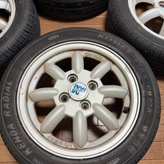 軽自動車用 ダイハツ純正ミニライト（ワタナベ風）165/55r14の画像
