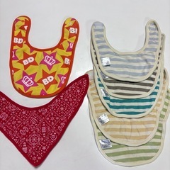 美品　リバーシブル　スタイ（おまけ付き）の画像
