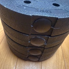 筋トレ プレート 2.5kg×4の画像
