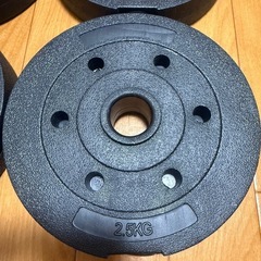 筋トレ プレート 2.5kg×4の画像