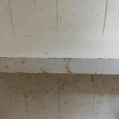 シャビーな飾り棚の画像