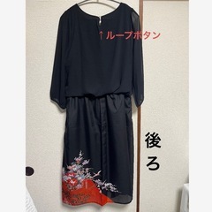 着物リメイクドレスワンピースの画像