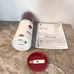 山善 電動 ごますり器 乾電池式 レッド YMG-160(R)の画像