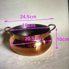 銅ナベの画像