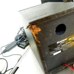パイオニアの訳アリスピーカー（難あり）の画像