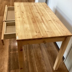 学習机　引き出し２か所【町田市再生家具】251517の画像