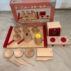 オーブントースターセット 木のおままごと 木製の画像