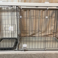 ペティオ (Petio) トイレのしつけが出来る ドッグルームサークル ホワイト レギュラーの画像