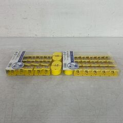 【オープン工業】 クロークチケット イエロー クローク札 番号札 1-40番 黄 店舗 店舗用品 親子札 整理券 A0246の画像