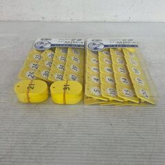 【オープン工業】 クロークチケット イエロー クローク札 番号札 1-40番 黄 店舗 店舗用品 親子札 整理券 A0246の画像