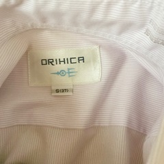ORIHICA オリヒカ　シャツ Sサイズ 37 薄紫ストライプの画像