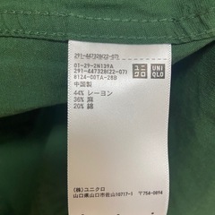 UNIQLO×JW UNDERSON リネンブレンド ラペルワンピースの画像
