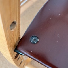 木製キッズチェアの画像
