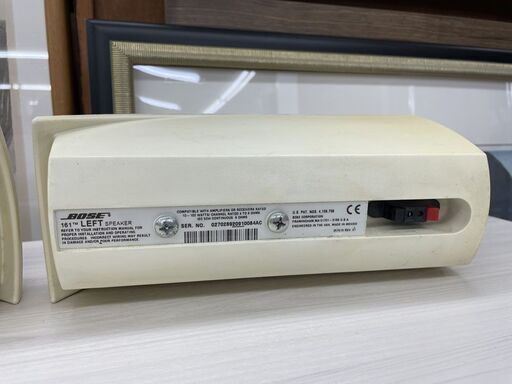 BOSE マイクロスピーカーシステム 161 ペア ホワイト ブラケット付き ボーズ 札幌市手稲区