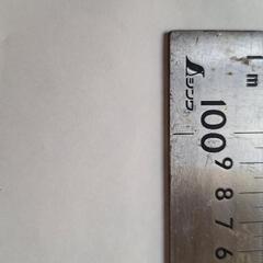 シンワ測定、曲尺大金ステンレス製、1m×60cm.差し金L字型中古品の画像