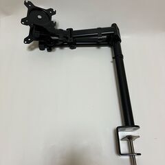 モニタデスクマウント 角度回転調整可能 デュアルモニタスタンドの画像