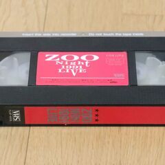【9月7日　最終処分】　無料　ZOO　Night 1991 LIVE　VHS　ビデオテープの画像