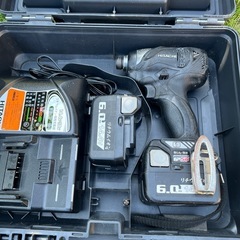 HITACHI.製、インパクトドライバー、14.4v.6.0Ahの画像