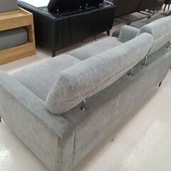リユースのサカイ栃木店★ジモティ割あり★  ソファー グレー W180×D～105×H97 クリーニング済み TC10345の画像